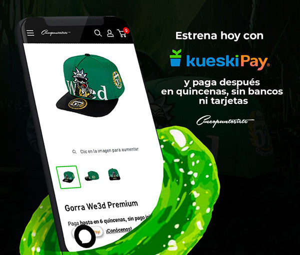 "Paga Tus Gorras En Quincenas" Kueski Pay Te Da Crédito Sin Tarjeta.