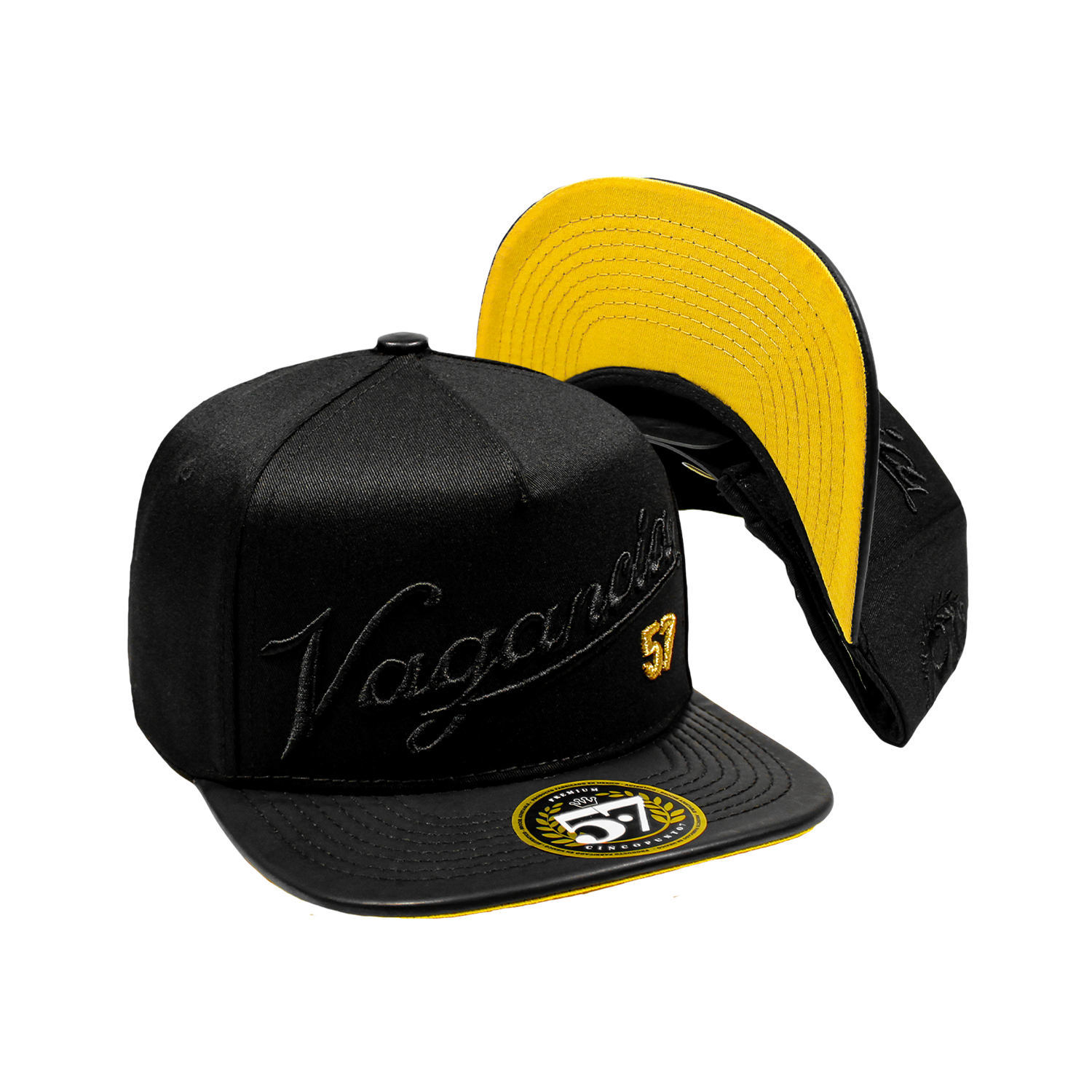 Gorra Vagancia Béisbol Prémium Black/Yellow