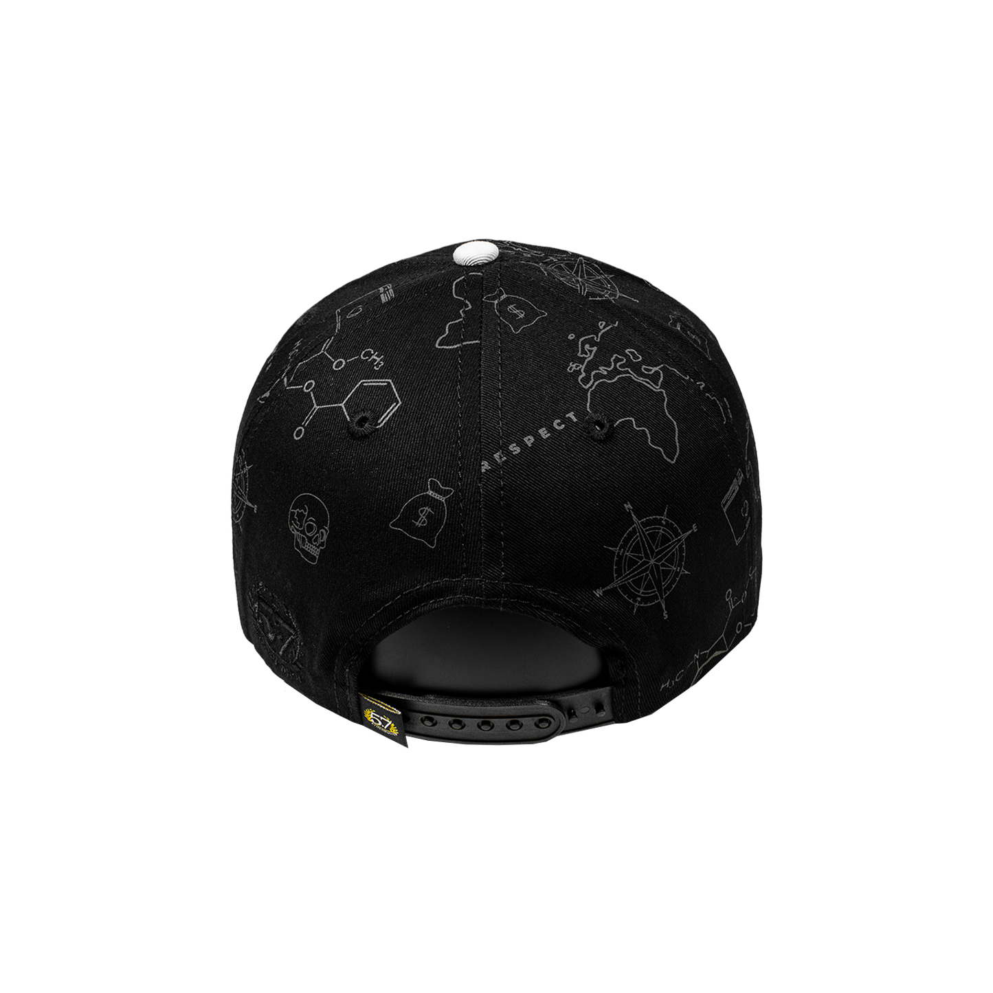 Paper Plane Full Print Black Curva