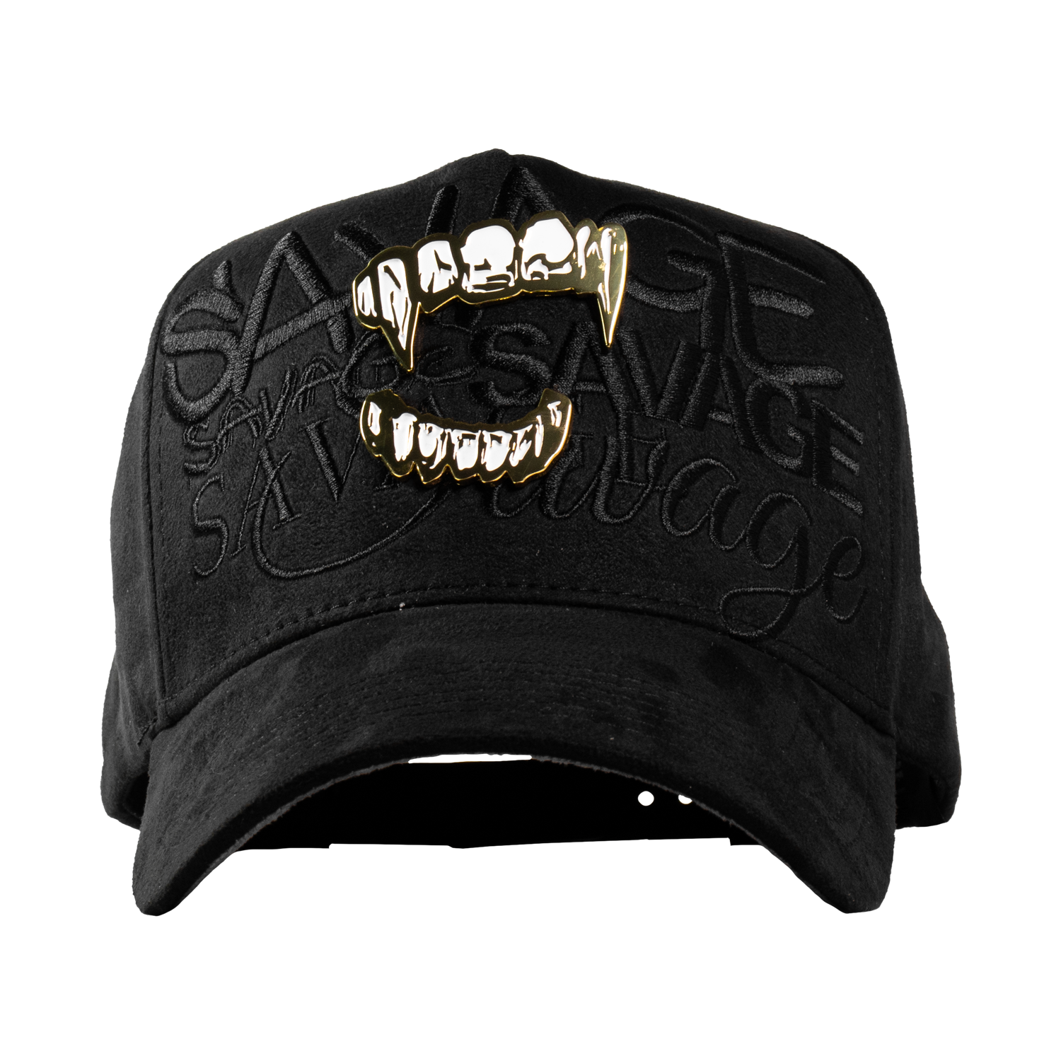 Metal Gold Savage Fangs Black & Grey