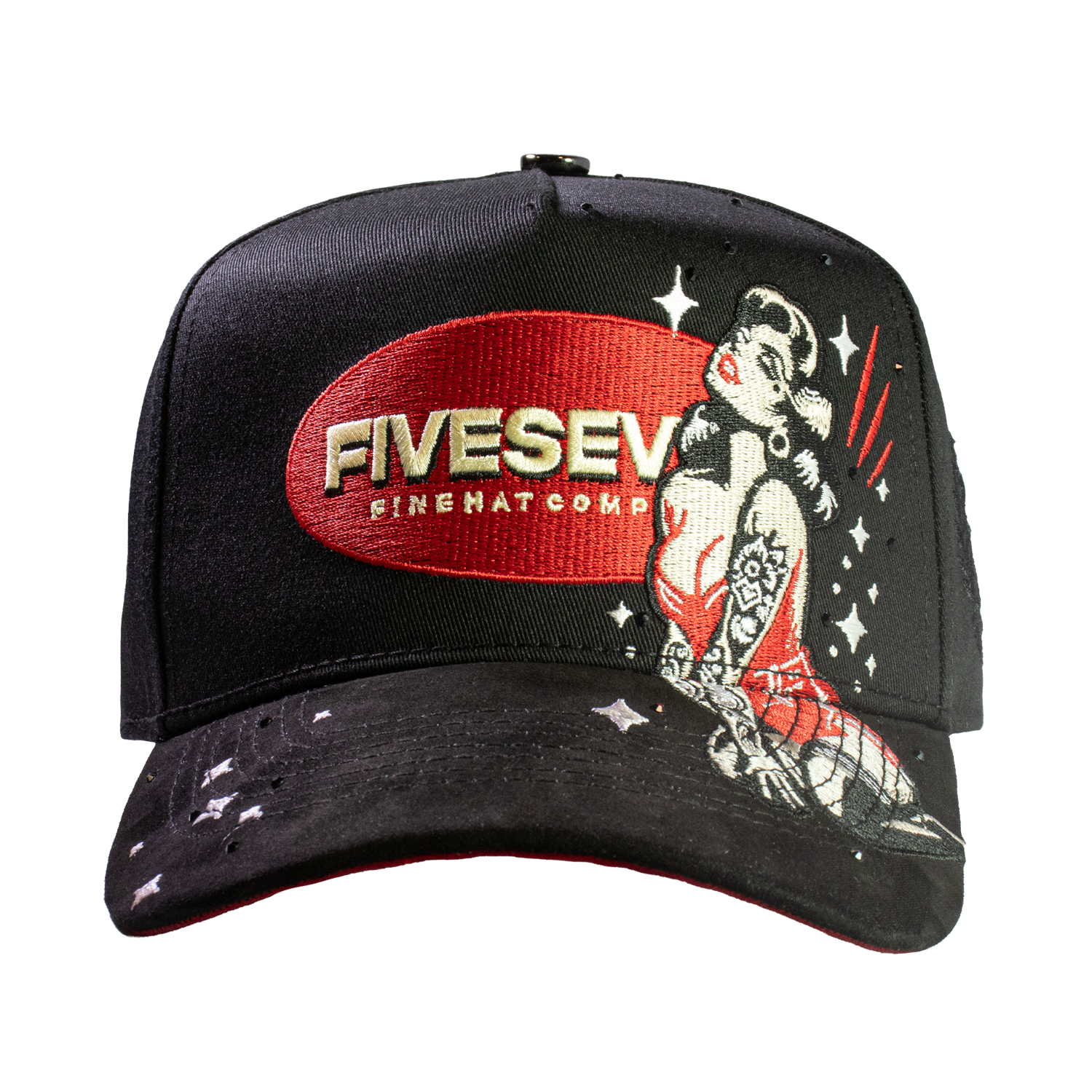 Five Seven Woman Vintage Black & Red