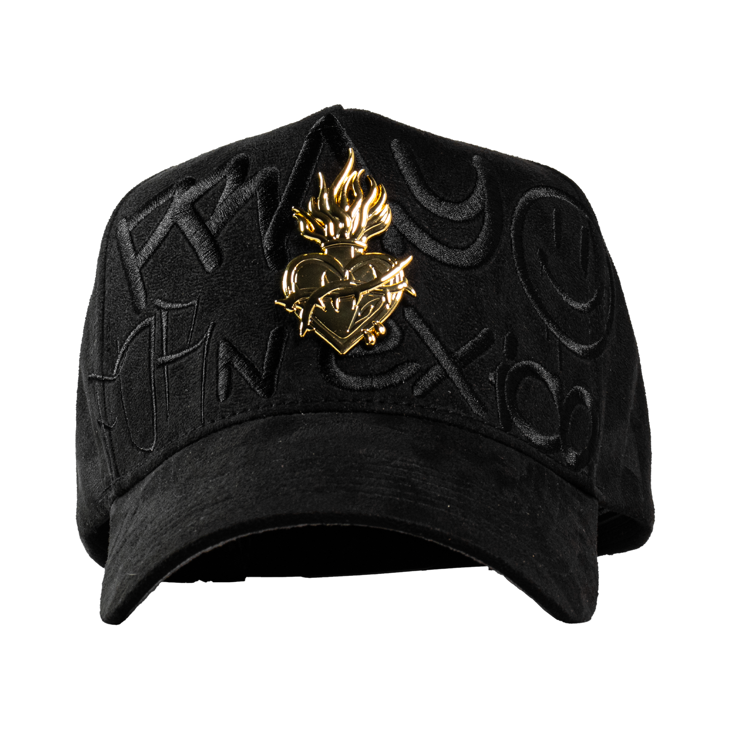 Metal Gold Pray For Mexico Black & Grey