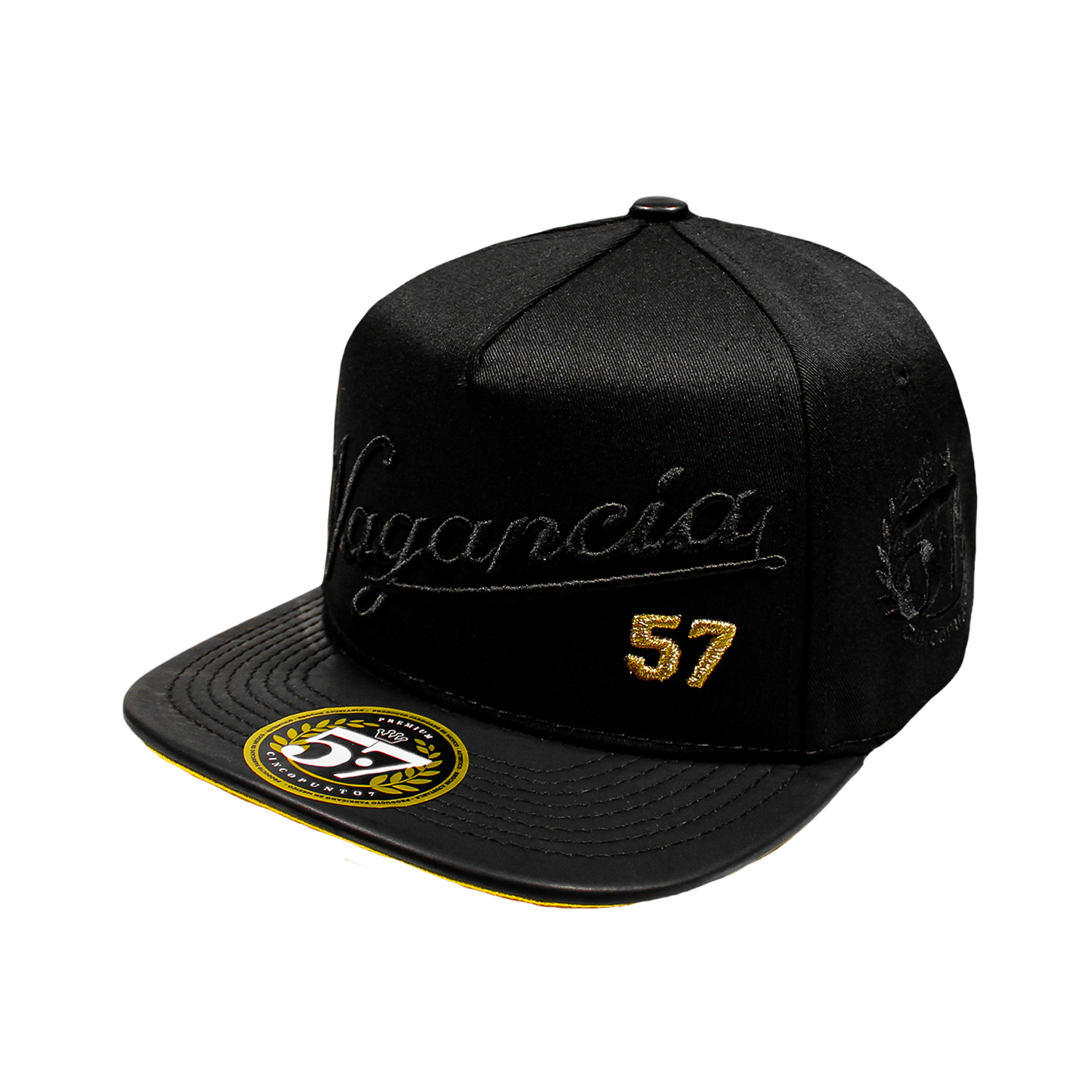 Gorra Vagancia Béisbol Prémium Black/Yellow