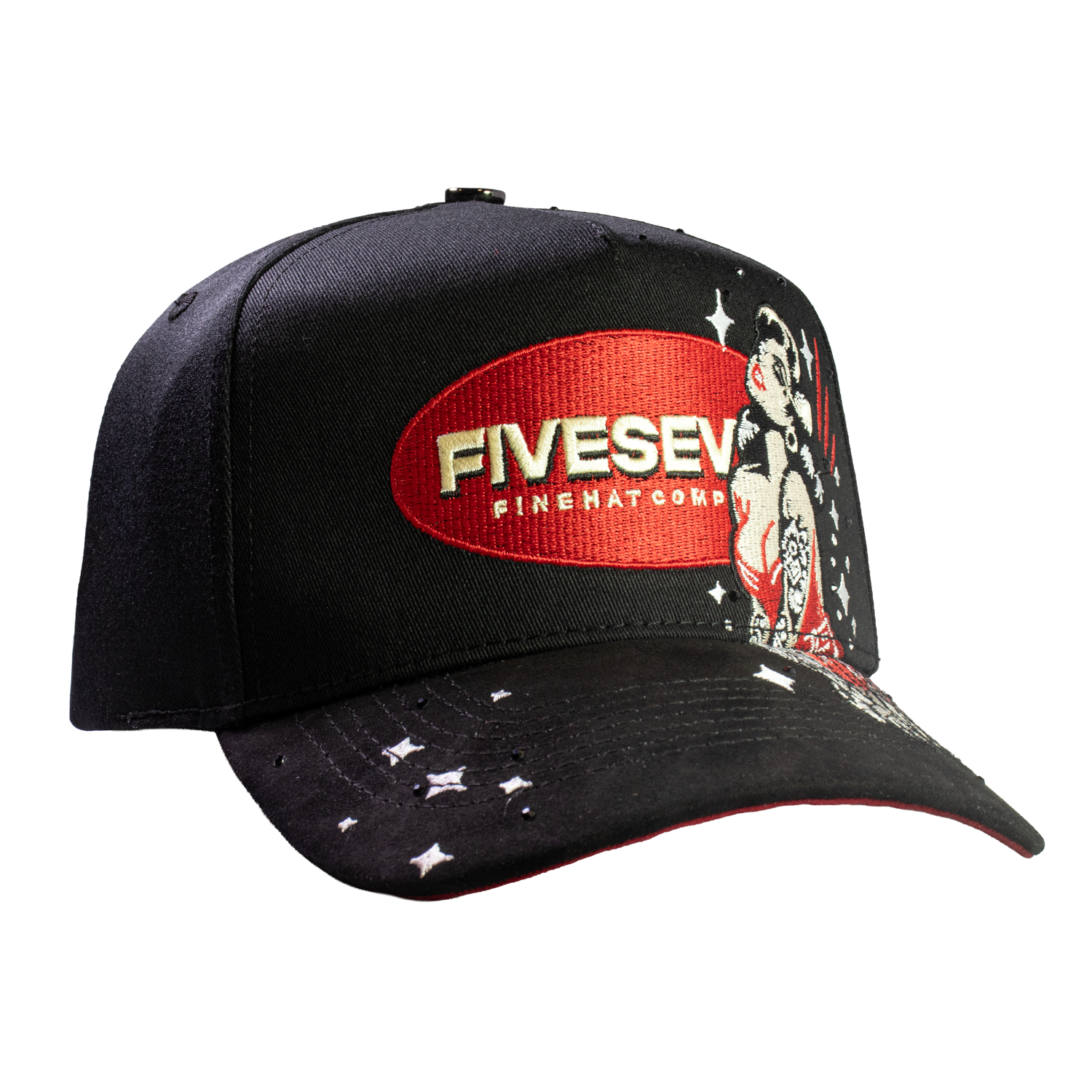 Five Seven Woman Vintage Black & Red