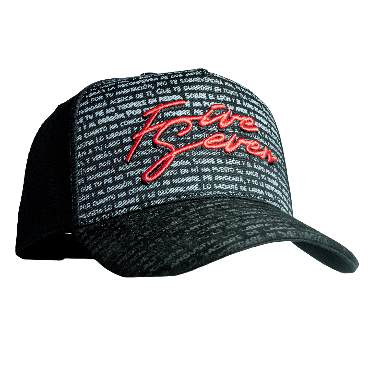 Five Seven Letters Black & Red