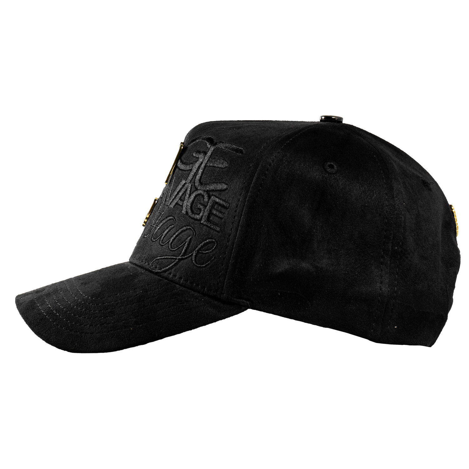 Metal Gold Savage Fangs Black & Grey