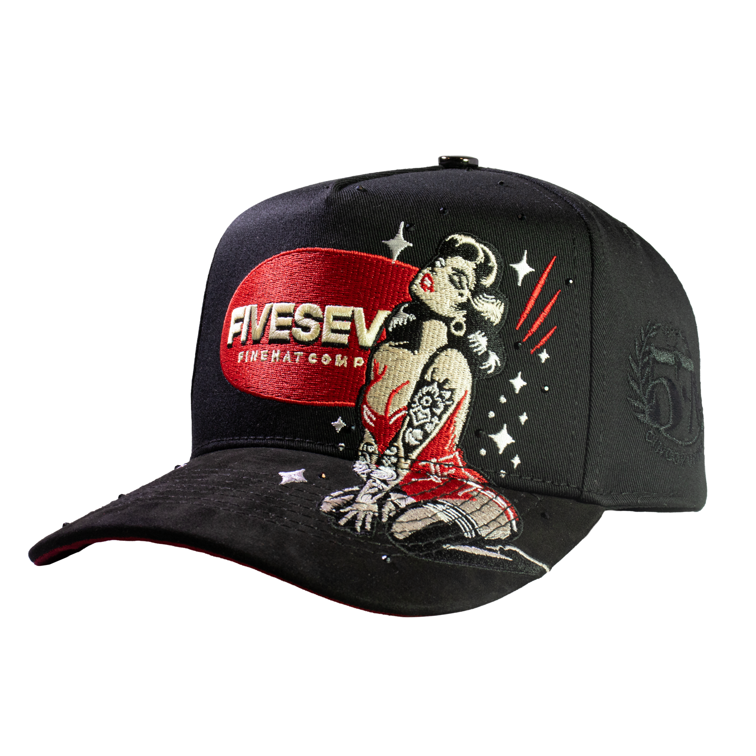 Five Seven Woman Vintage Black & Red