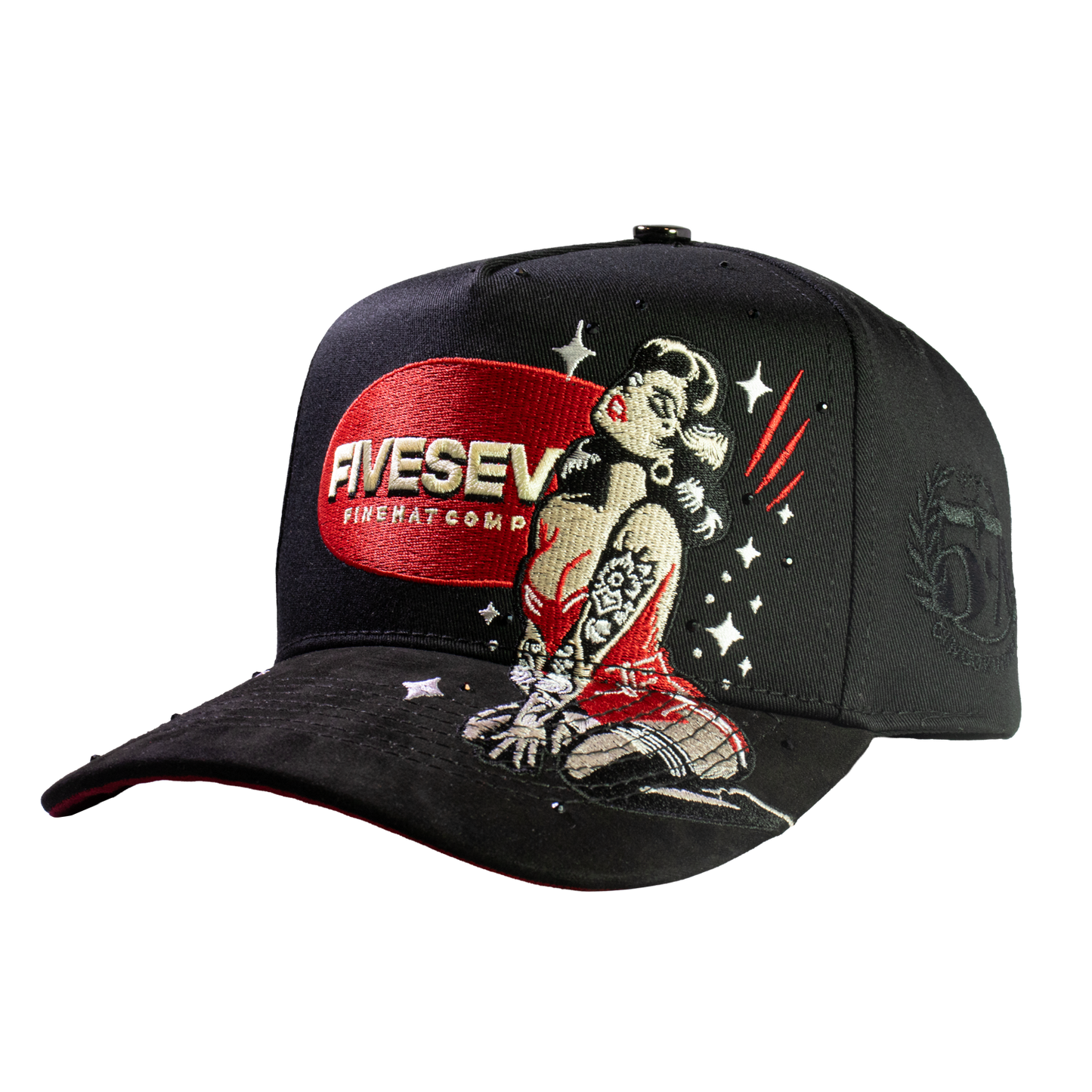 Five Seven Woman Vintage Black & Red