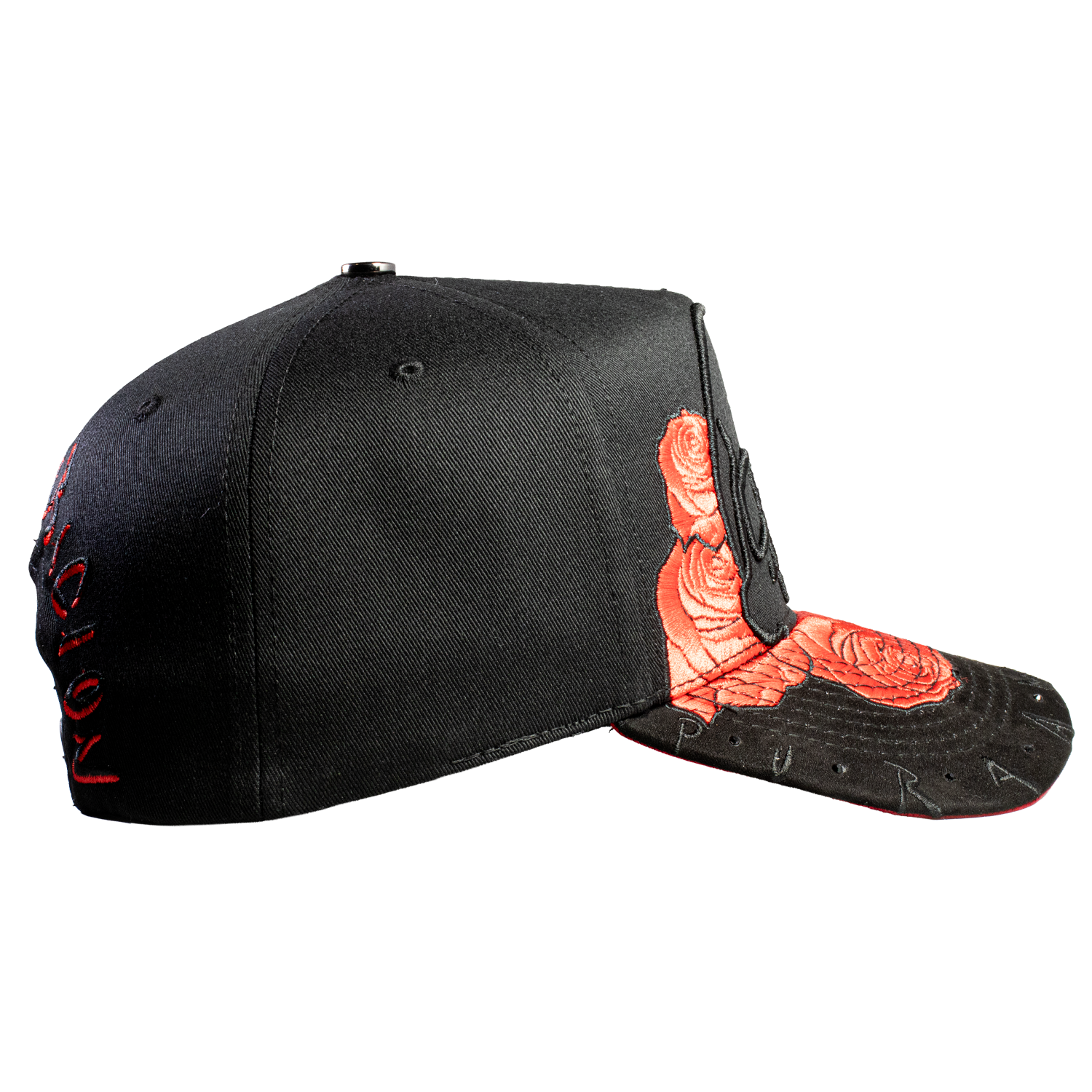 Pura Ambicion Skull Roses Black