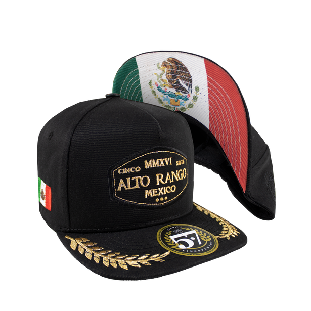 Alto Rango Prem Black/Dorado Bandera Mex