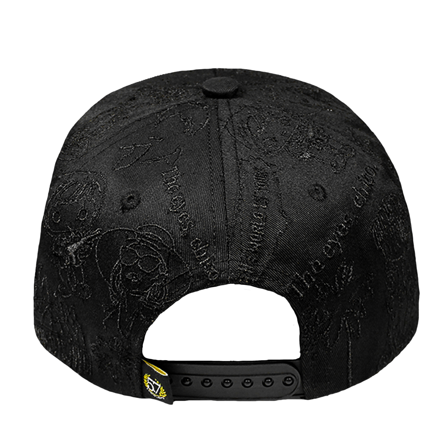 Montana Full Embroidery Black