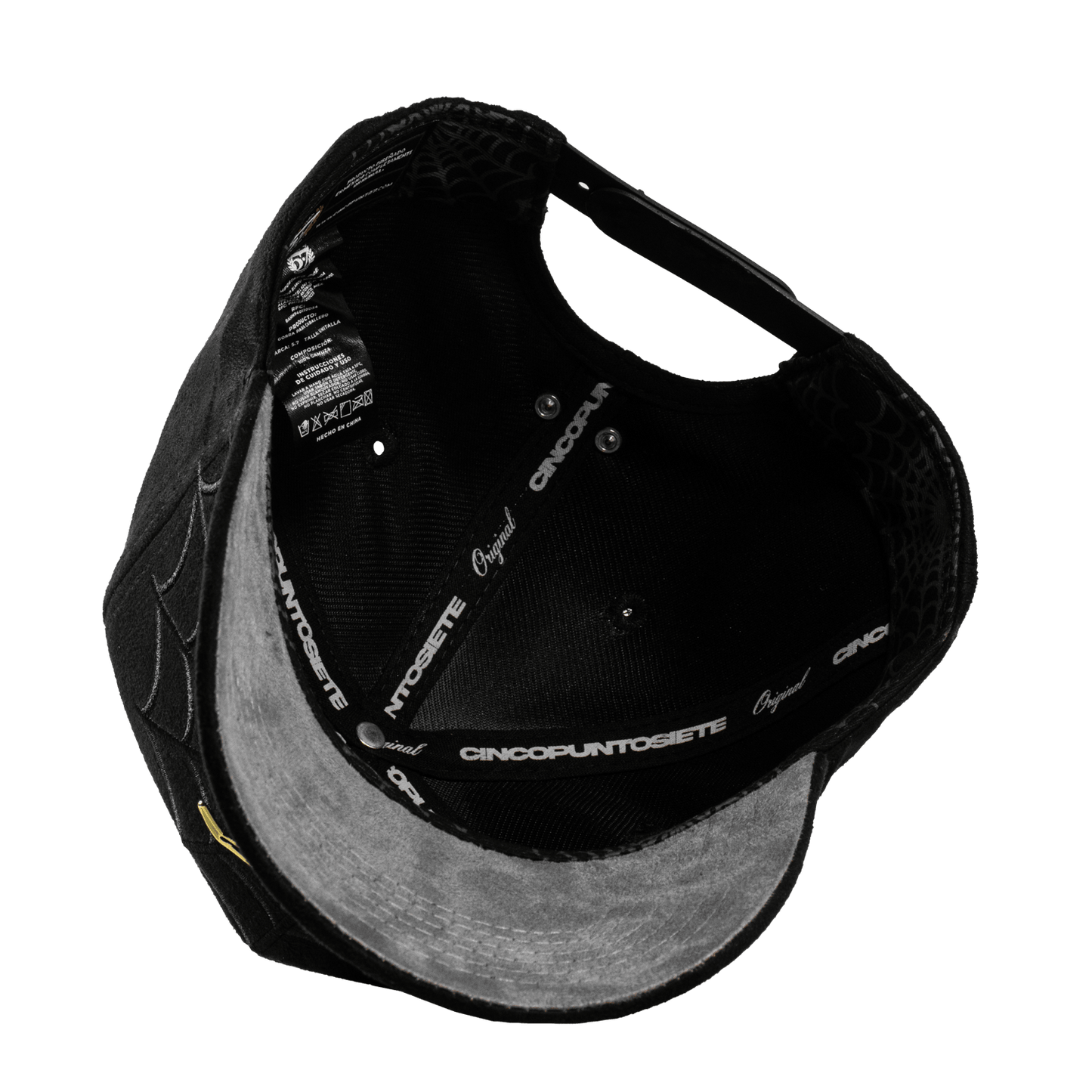 Gorra Metal Gold Spider Black & Grey cincopunto7 - Cincopunto7