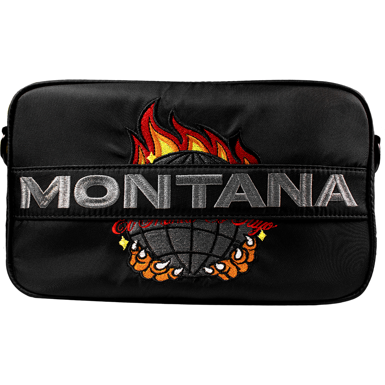 Sidebag Montana Black & Red