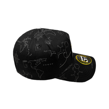 Paper Plane Full Print Black Curva