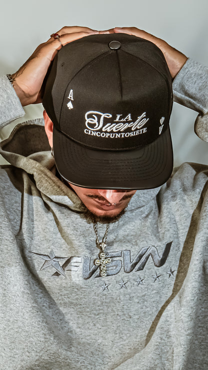 Gorra La Suerte Premium black cincopunto7