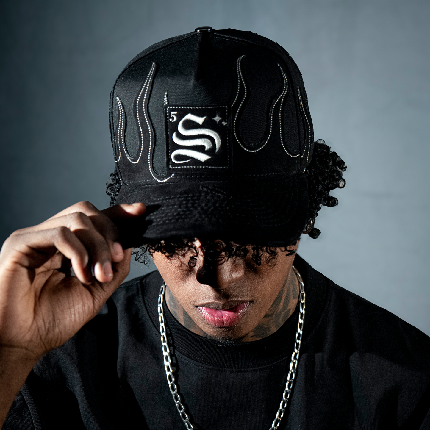 Gorra Flames & Skin Stars Full Set