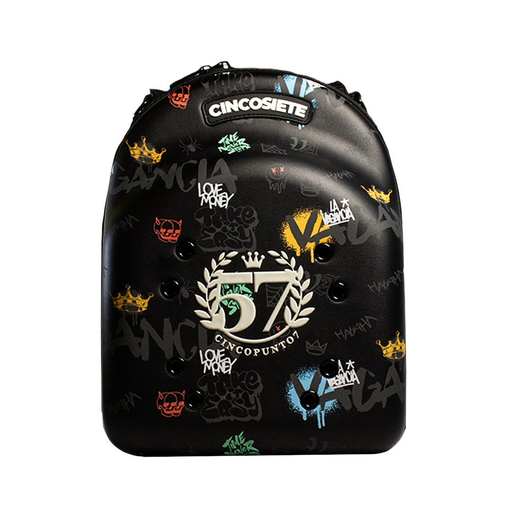 Cap Carrier Full Print Black