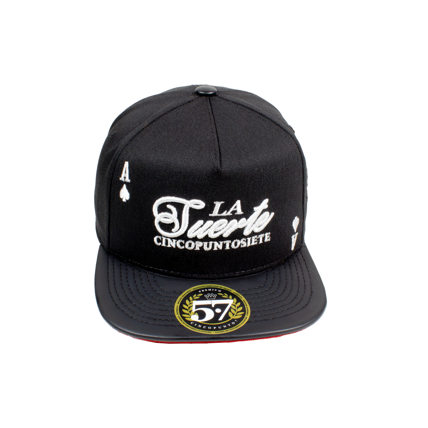 Gorra La Suerte Premium black cincopunto7