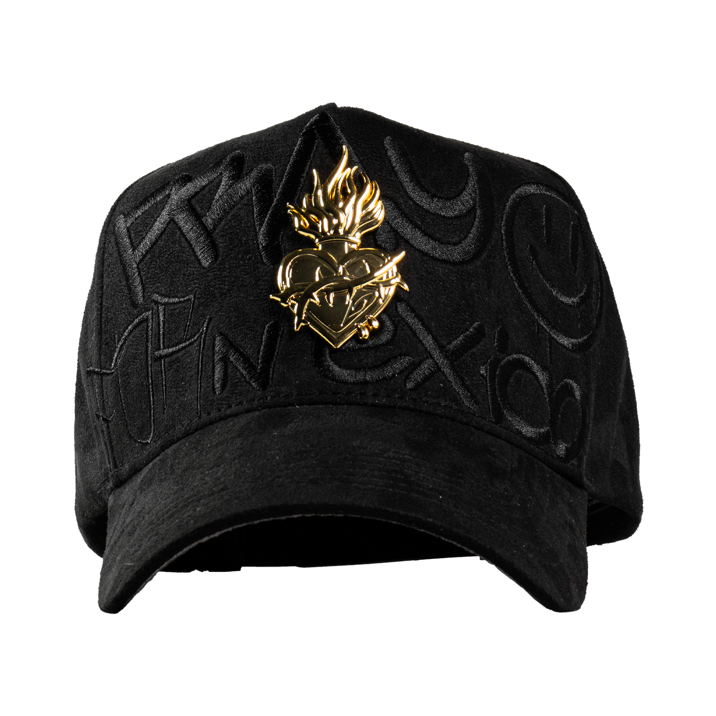 Metal Gold Pray For Mexico Black & Grey