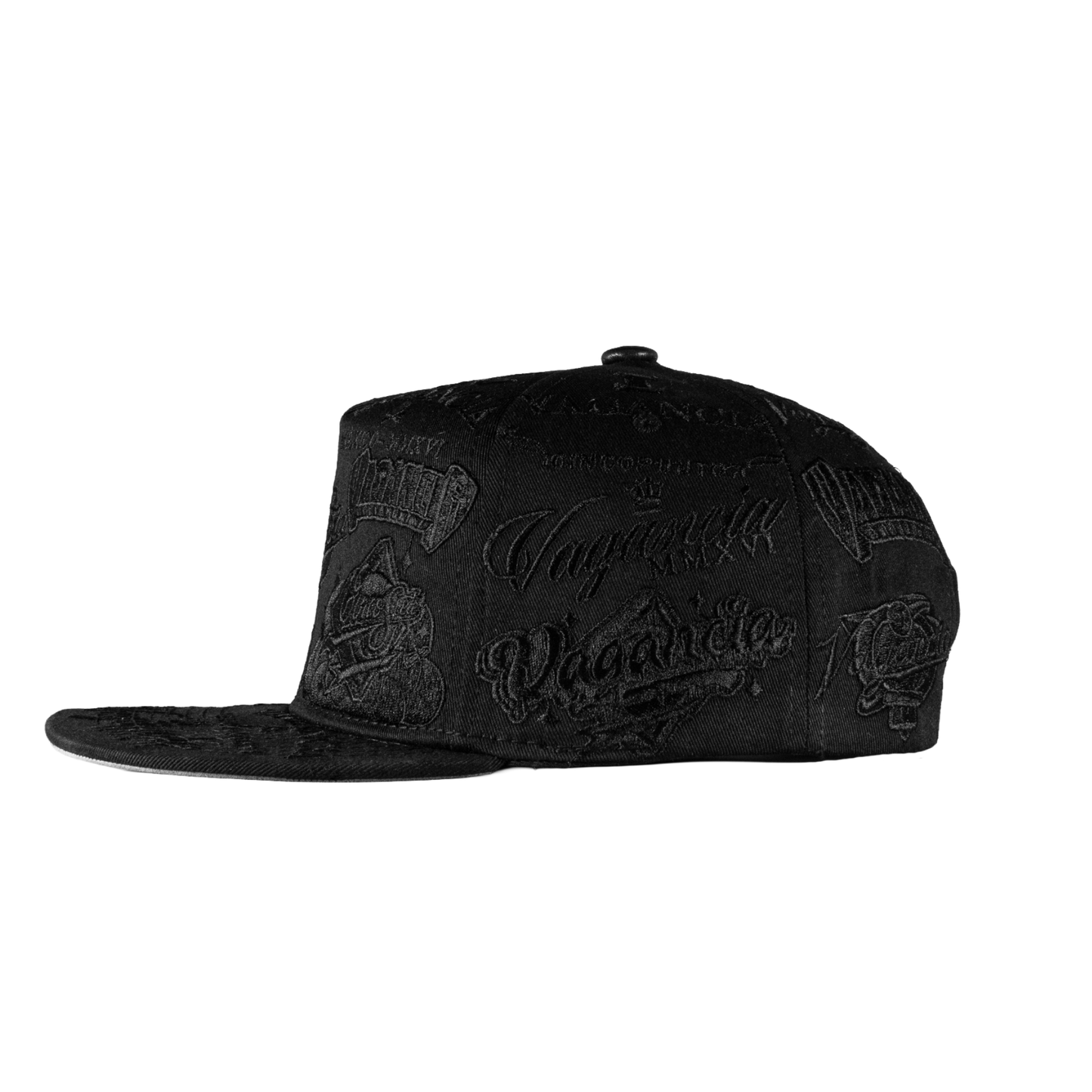 Gorra Vagancia Full Embroidery total Black