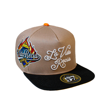 Gorra La Vida Recia brown cincopunto7