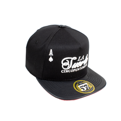 Gorra La Suerte Premium black cincopunto7