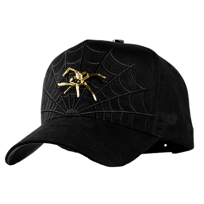 Gorra Metal Gold Spider Black & Grey cincopunto7