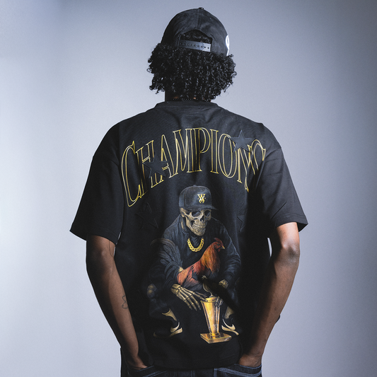 Playera Champions Skull Rooster