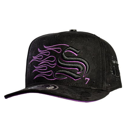 S7 Fire Diamonds Black & Purple