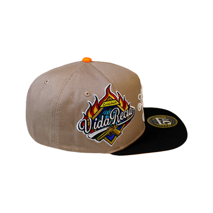 Gorra La Vida Recia brown cincopunto7