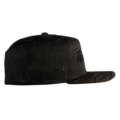 Gorra Montana bordado full Black, Edición Especial