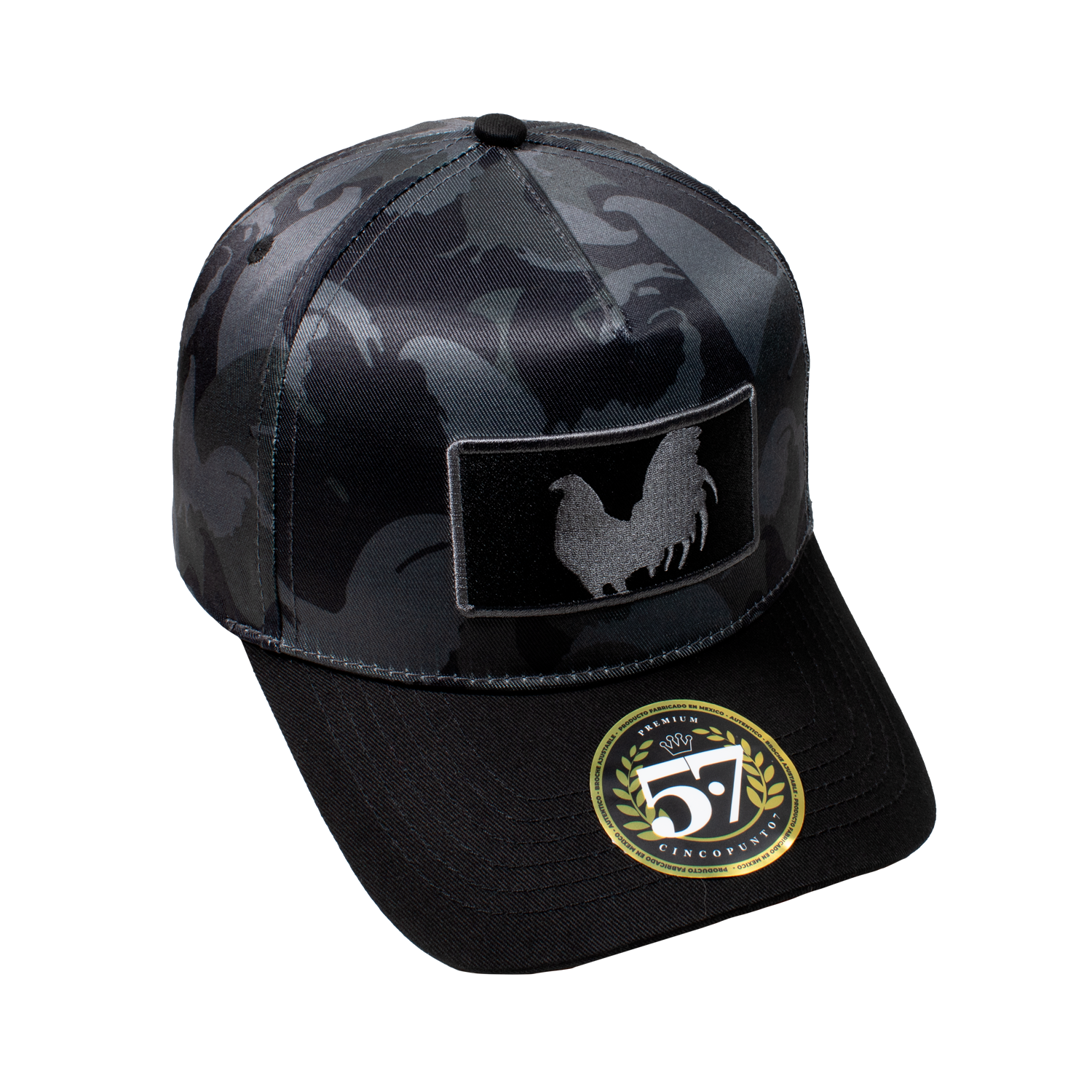 Gallo Béisbol Rooster Black Camuflaje Curva