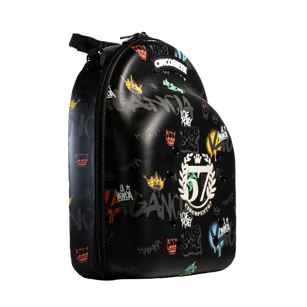 Cap Carrier Full Print Black