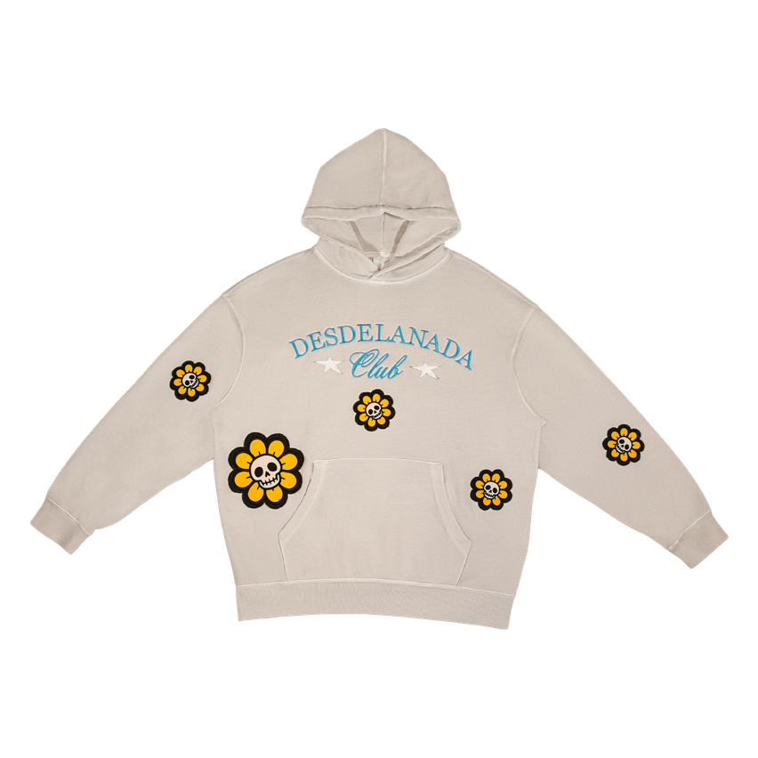 Hoodie Flower Skull