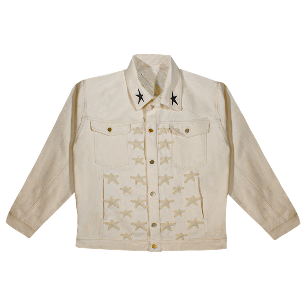 Chamarra Skull Star mezclilla