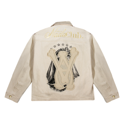 Chamarra Skull Star mezclilla