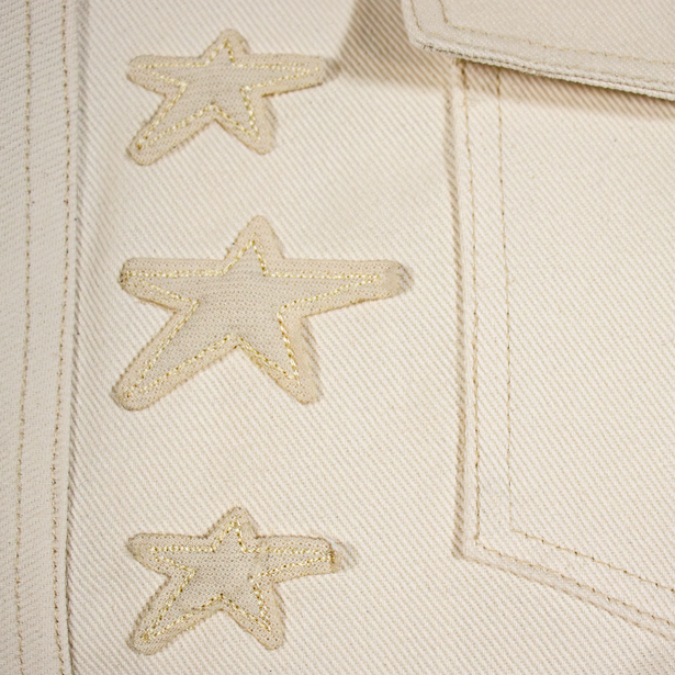 Chamarra Skull Star mezclilla