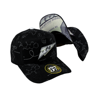 Paper Plane Full Print Black Curva