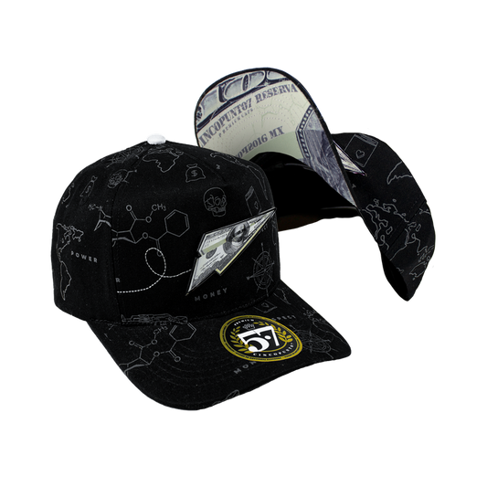 Paper Plane Full Print Black Curva