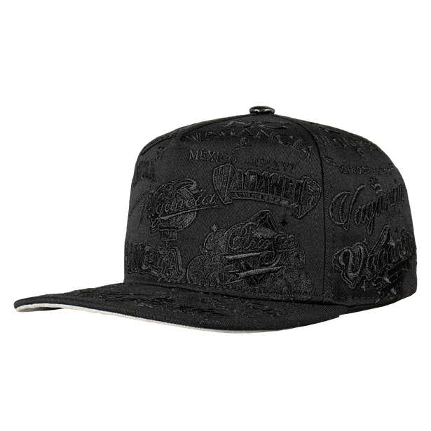 Gorra Vagancia Full Embroidery total Black