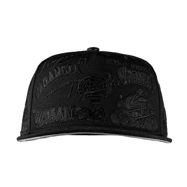 Gorra Vagancia Full Embroidery total Black