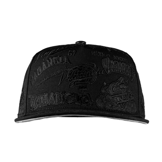 Gorra Vagancia Full Embroidery total Black