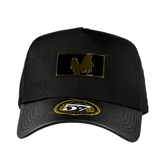 Gallo Beisbol Placa Black Curva