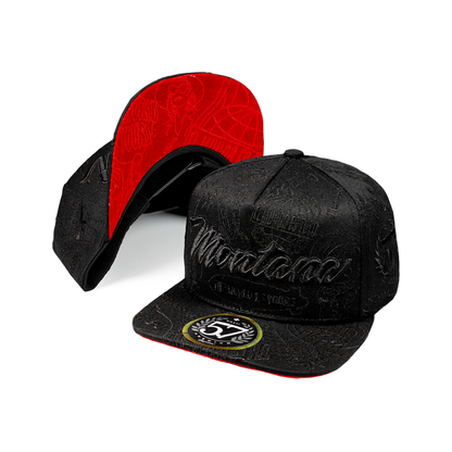 Gorra Montana bordado full Black, Edición Especial