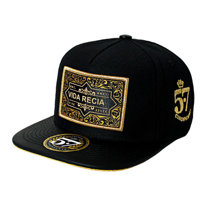 Gorra Parche Vida Recia black cincopunto7