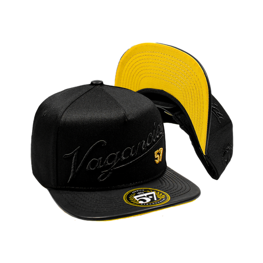 Vagancia Beisbol Letra Negro