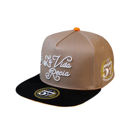 Gorra La Vida Recia brown cincopunto7