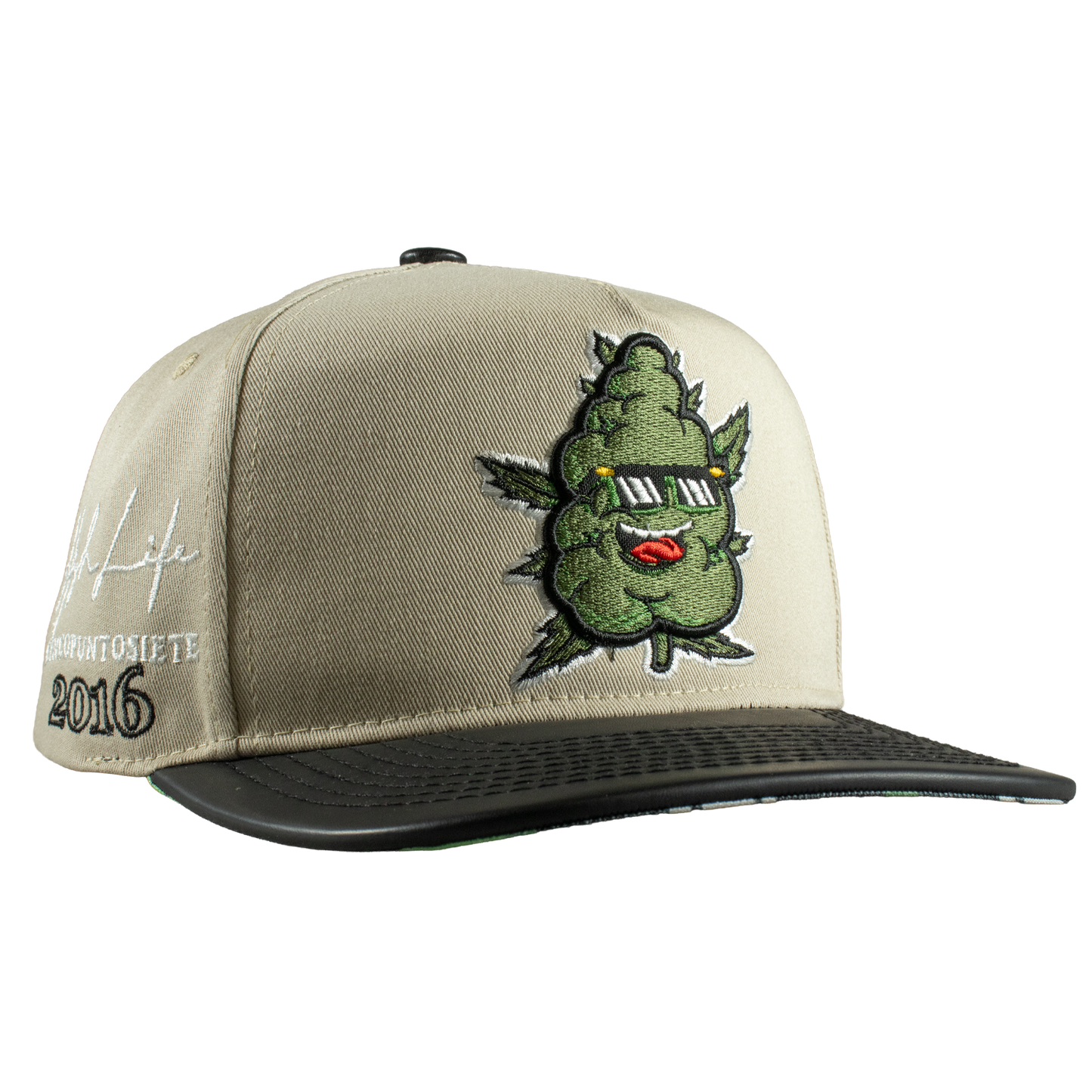 Gorra High life beige