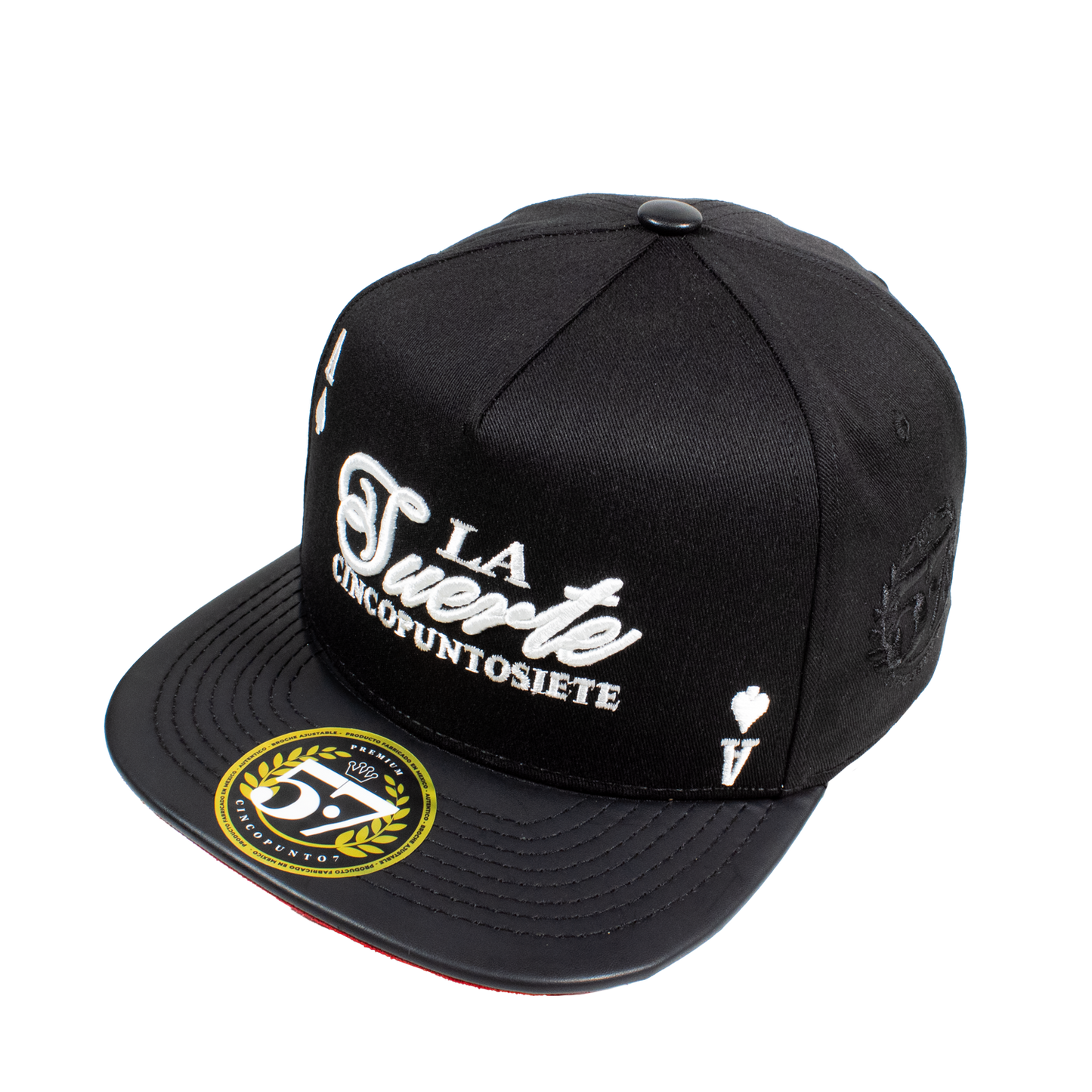 Gorra La Suerte Premium black cincopunto7