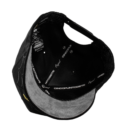 Gorra Metal Gold Spider Black & Grey cincopunto7